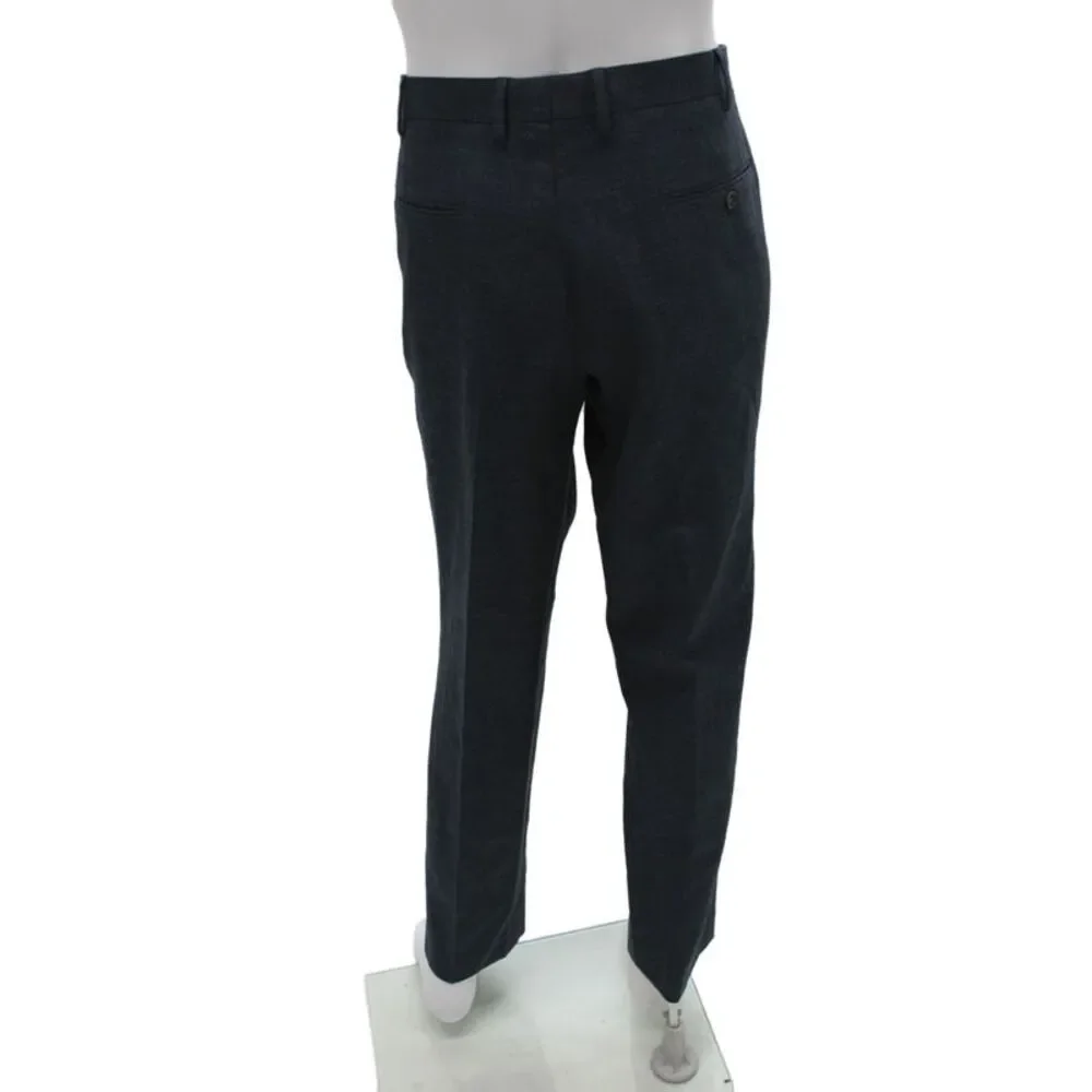 J Crew Mens Blue Dress Pants Zip Fly 32 Inseam Size 38